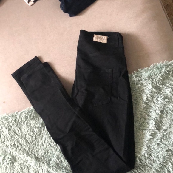 Super high waist black denim new - Picture 3 of 5